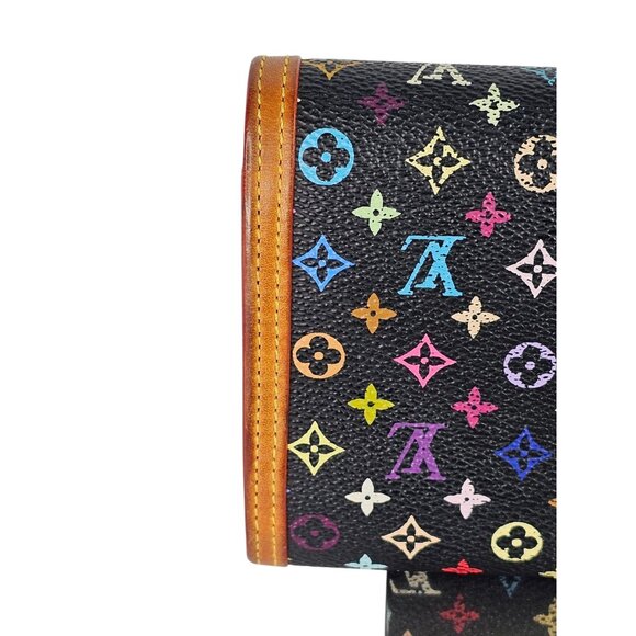 Louis Vuitton Monogram Multicolor Porte Tresor International Long Wallet Black - Picture 8 of 15